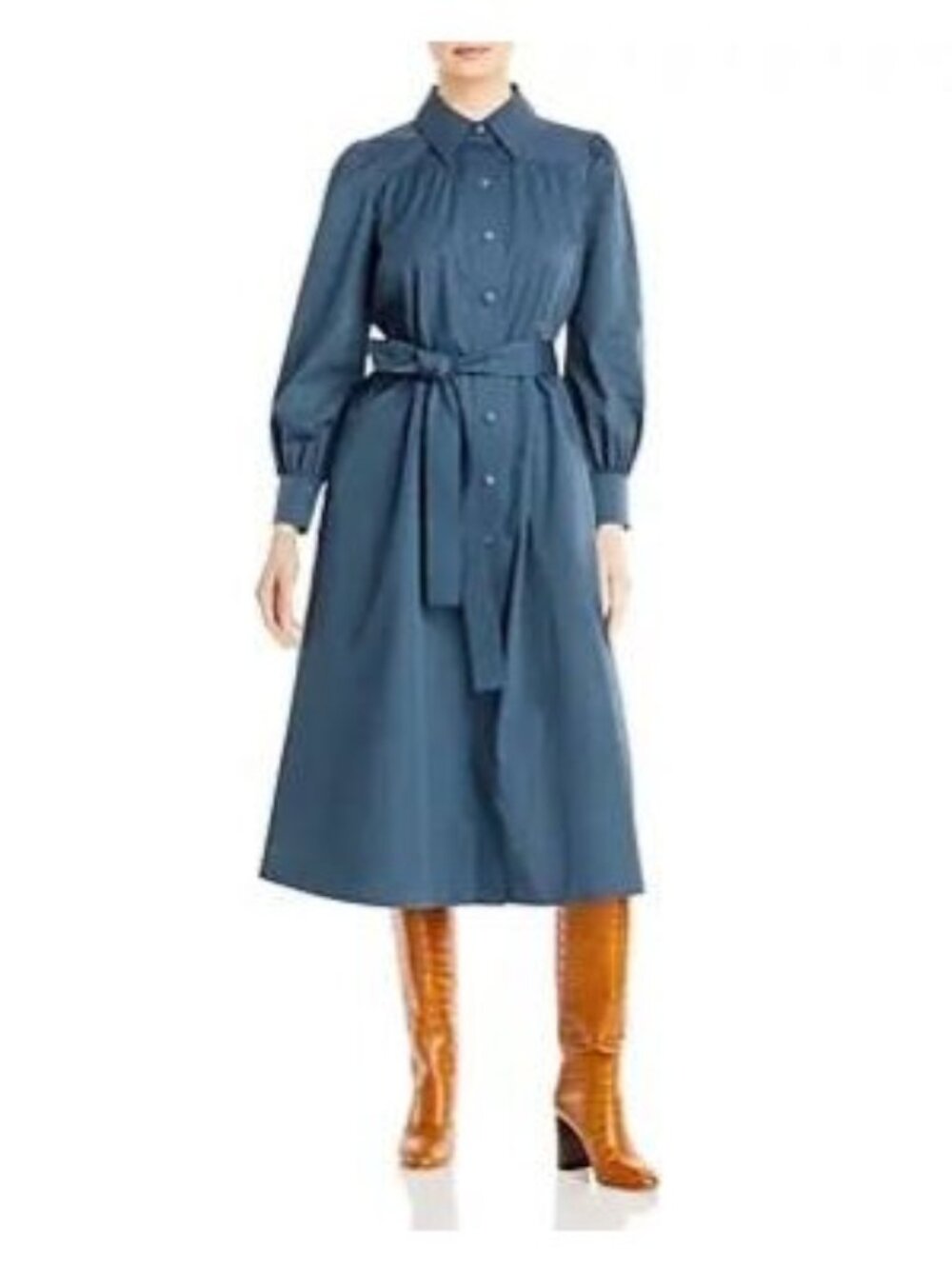 Tory Burch Artist Cotton Shirt Dress without belt Size 12